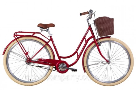 Велосипед 28" Dorozhnik RETRO 2021 (рубиновый). Каменское. фото 1 Велосипед 28" Dorozhnik RETRO 2021 (рубиновый). Каменское. фото 1
