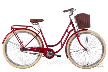 Универсальный стальной велосипед стилизованный под модели прошлого века Dorozhni. . фото 1