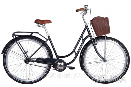 Велосипед в коробке 28" Dorozhnik CLASSIC тормозная рама-19" ST темно-серый с ба. . фото 1