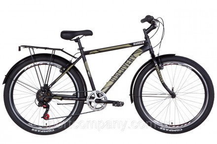 Велосипед в коробке 26" Discovery RANGER Vbr рама-18" ST черный с хаки (м) с баг. Каменское. фото 1 Велосипед в коробке 26" Discovery RANGER Vbr рама-18" ST черный с хаки (м) с баг. Каменское. фото 1