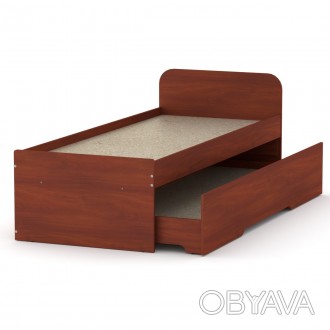 Кровать-80+70 Компанит - удобная и практичная мебель для дома, характеризующаяся. . фото 1