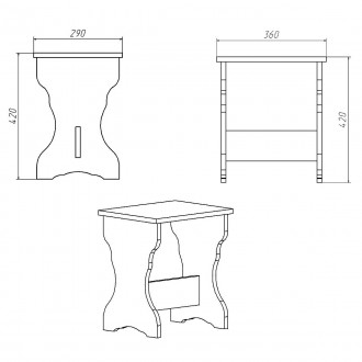  Мебельные изделия для сидения без спинки уместны на каждой кухне. Табуреты комп. . фото 3