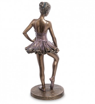 Статуэтка Балерина. Высота: 25 см. Материал: полистоун покрытый бронзой.. . фото 3