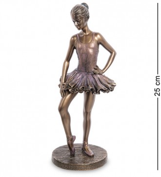 Статуэтка Балерина. Высота: 25 см. Материал: полистоун покрытый бронзой.. . фото 2