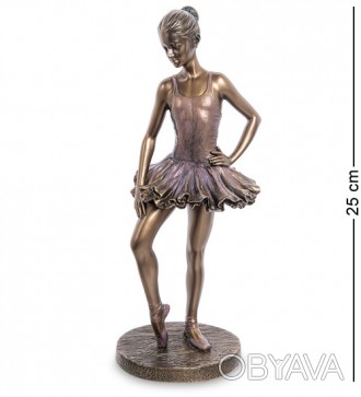 Статуэтка Балерина. Высота: 25 см. Материал: полистоун покрытый бронзой.. . фото 1