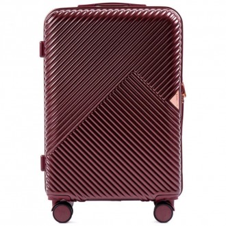 Предлагаем к покупке среднего размера пластиковый чемодан Wings WN01 польского п. . фото 2