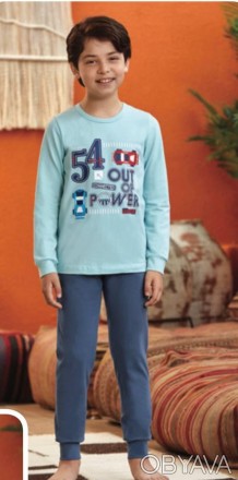 Пижама для мальчика Арт. 9787-107
Цвет: 107
Состав: 95% хлопок 5% эластан
Размер. . фото 1
