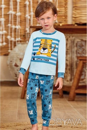 Пижама для мальчика Арт. 9783-207
Цвет: 207
Состав: 95% хлопок 5% эластан
Размер. . фото 1