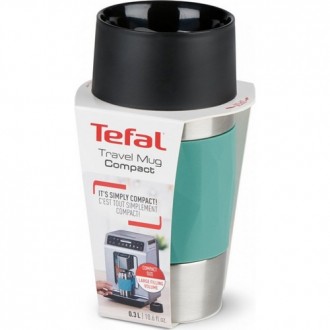 Термокружка N2160310 Compact Mug Green производителя Tefal объемом 0,3 литра изг. . фото 9