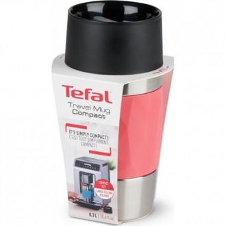 Термокружка N2160410 Compact Mug Red производителя Tefal объемом 0,3 литра изгот. . фото 9
