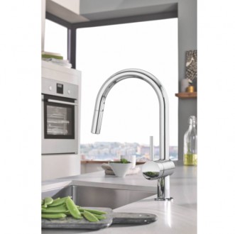 Cмеситель кухонный GROHE VENTO 30438000. Цвет хром. Регулировка расхода воды. Ра. . фото 5