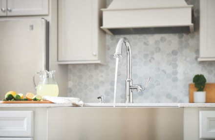 Cмеситель кухонный GROHE GLOUCESTER 30422000. Цвет хром. Регулировка расхода вод. . фото 8