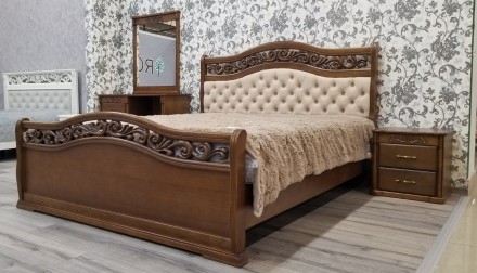 Цена указана за комплект мебели Эмилия на главном фото: кровать спальная 140х200. . фото 12