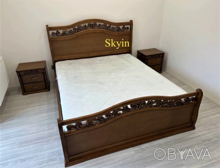 Цена указана за комплект мебели Эмилия на главном фото: кровать спальная 140х200. . фото 1