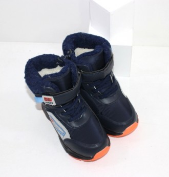 Очень теплые зимние ботинки дутики на мальчика, верх искусственная кожа, внутри . . фото 6