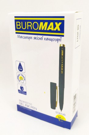 Ручка гелевая Rouber Touch, 1, 0мм, синие чернила 12 шт, в уп, //. Харьков. фото 1 Ручка гелевая Rouber Touch, 1, 0мм, синие чернила 12 шт, в уп, //. Харьков. фото 1