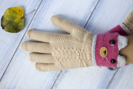 Детские перчатки Мишка
Яркие,теплые перчатки для девочек и мальчишек . Согреют р. . фото 3