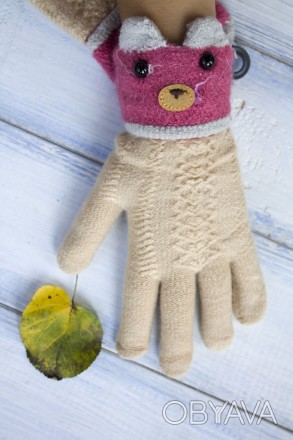 Детские перчатки Мишка
Яркие,теплые перчатки для девочек и мальчишек . Согреют р. . фото 1