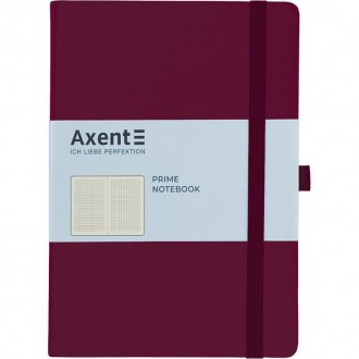 Книга записная Partner 145х210мм 96л в клетку Винный Axent. Киев. фото 1 Книга записная Partner 145х210мм 96л в клетку Винный Axent. Киев. фото 1