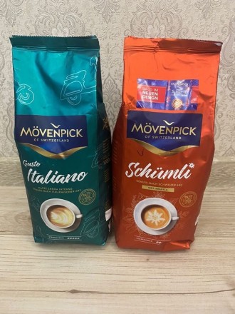 Кофе Movenpick Caffe Crema Gusto Italiano 1 kg -  - смесь из Арабики (90%) и Роб. . фото 6