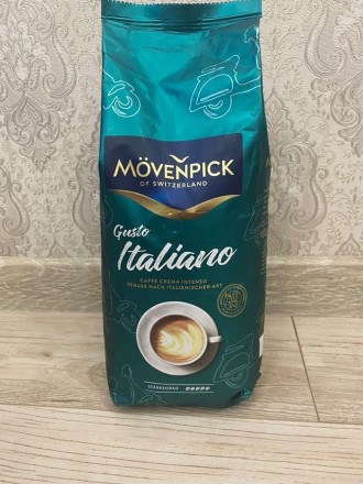 Кофе Movenpick Caffe Crema Gusto Italiano 1 kg -  - смесь из Арабики (90%) и Роб. . фото 2
