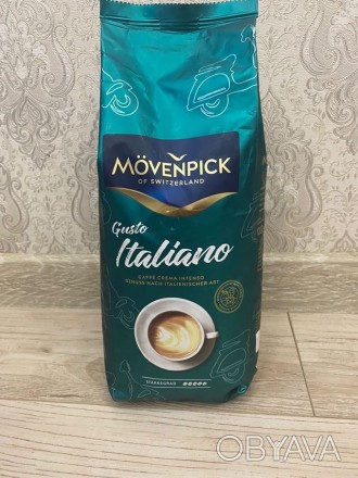 Кофе Movenpick Caffe Crema Gusto Italiano 1 kg -  - смесь из Арабики (90%) и Роб. . фото 1
