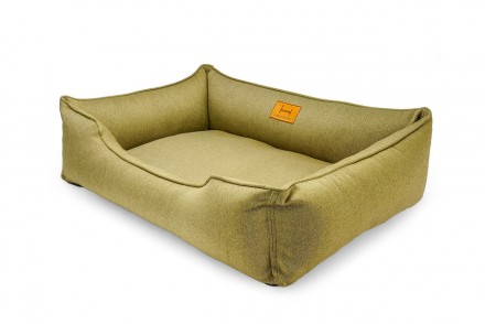 Лежак для Собак Котов и Кошек Dreamer Mustard для собак из прочной ткани с борта. . фото 2