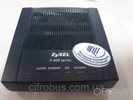 Модем Zyxel P-600 series P660RU2 EE. Внешний ADSL-модем (роутер), интерфейс: Eth. . фото 1