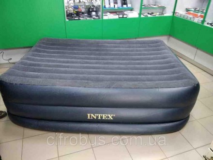 Полутороспальный надувной матрас Intex 68758 Classic Downy Bed. Представленная м. . фото 3