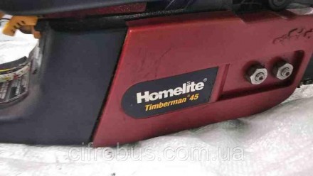 Цепная пила Homelite Timberman 45, 18 дюймов - двигатель PowerStroke объемом 45 . . фото 5