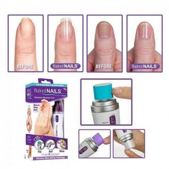 
Naked Nails машинка для полировки ногтей, Фрезер, Оборудование и материалы для . . фото 7