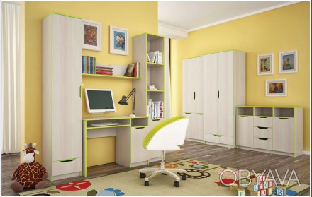 Предлагаем приобрести корпусную мебель в детскую «Маттео 1». Детская комната «Ма. . фото 1