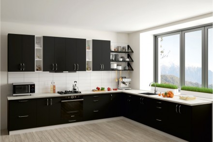 Кухня Соло Феникс - удобная и современная мебель, способная сделать помещение бо. . фото 2
