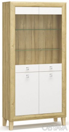 Шкаф витрина 2В2Д Далия Мебель Сервис - удобная и практичная мебель, характеризу. . фото 1