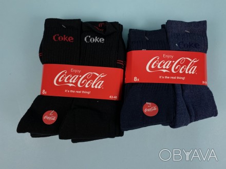 Шкарпетки мікс Coca-Cola
Розміри: від 35-38, 43-46.
Вага: 1 кг
Кількість у лоті . . фото 1