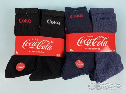 Шкарпетки чоловічі Coca-Cola
Розміри: від 43 до 46
Вага: 1,1 кг
Кількість у лоті. . фото 1
