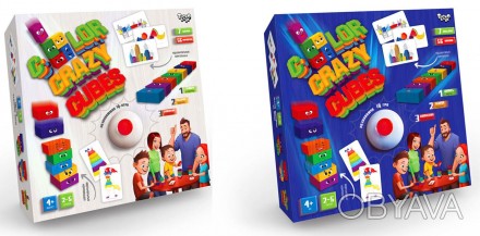 Развивающая настольная игра "Color Crazy Cubes" рус/укр /10/ 
 
 Отправка данног. . фото 1