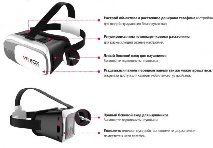3D очки виртуальной реальности VR BOX 2.0 с пультом3D очки виртуальной реальност. . фото 11