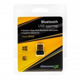 Grand-X BT40G - это миниатюрный Bluetooth адаптер; который предназначен для скор. . фото 3