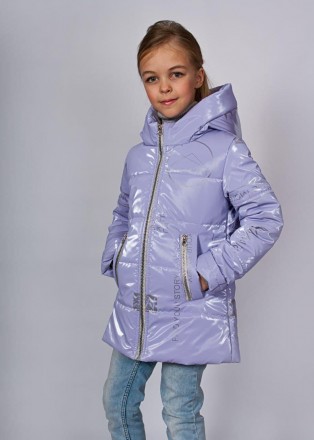 Демісезонна куртка на дівчинку "Міра" Яскрава, ошатна куртка на дівчинку, вигото. . фото 6