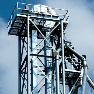 Монтаж норії одинарної зі стрічкою шириною 450 мм, тип ІІ-175, висота 60 м. Кропивницький. фото 1 Монтаж норії одинарної зі стрічкою шириною 450 мм, тип ІІ-175, висота 60 м. Кропивницький. фото 1