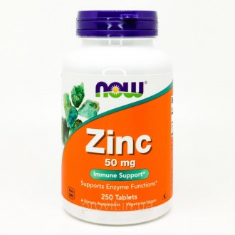Now Foods Zinc 50 мг – это микроэлемент, который содержится практически в каждой. . фото 2