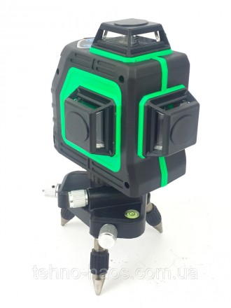 Профессиональный лазерный 3D нивелир на триноге AL-FA зеленый и очень яркий тонк. . фото 6