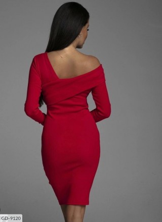 Платье GD-9122
Арт.: GD-9122
Ткань : итальянский трикотаж Цвет: черный, красный.. . фото 5