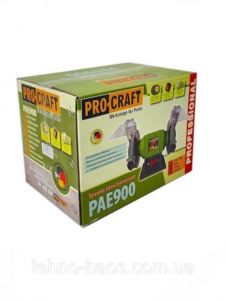 Наждак Pro Craft PAE900 предназначен для шлифовки и очистки металла. Мощности 90. . фото 4