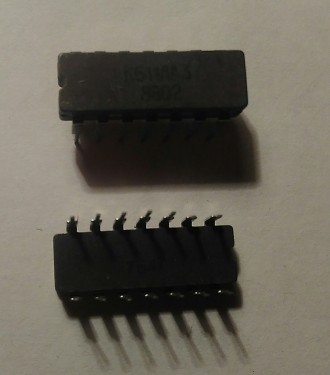 Микросхема К511ЛА3 (1988 года выпуска), в наличии 116 штук,
50+ по 15 грн
100+. . фото 2