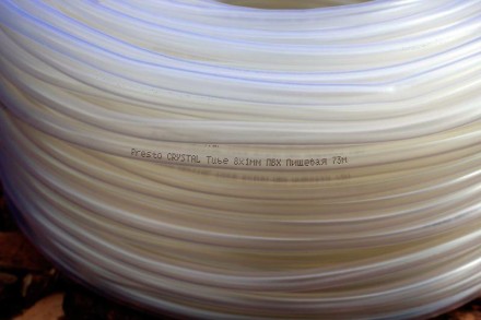 Особенности Шланг пищевой Сrystal Tube (PVH 8 PS) диаметром 8 мм длиной 100 метр. . фото 4