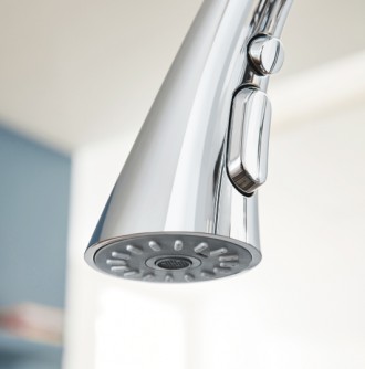 Cмеситель для мойки GROHE SCALA (30440000). Цвет хром. Высокий поворотный излив.. . фото 8