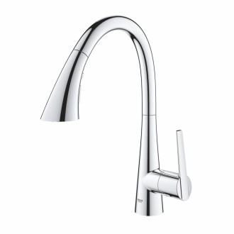 Cмеситель для мойки GROHE SCALA (30440000). Цвет хром. Высокий поворотный излив.. . фото 7