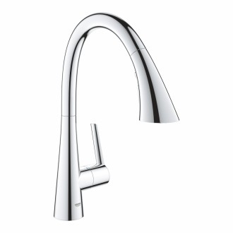 Cмеситель для мойки GROHE SCALA (30440000). Цвет хром. Высокий поворотный излив.. . фото 2